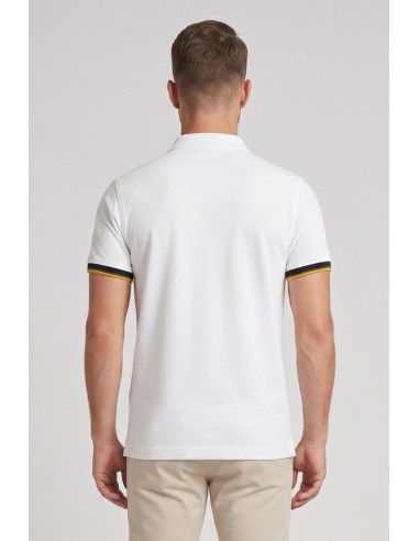 Guy polo in piquet di cotone Cabrio902x-pc M49904 [963ac6e6]