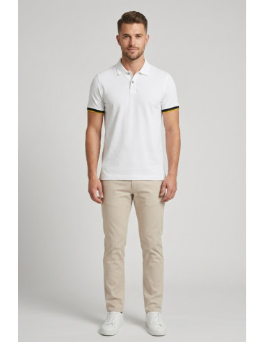 Guy polo in piquet di cotone Cabrio902x-pc M49904 [212707e2]