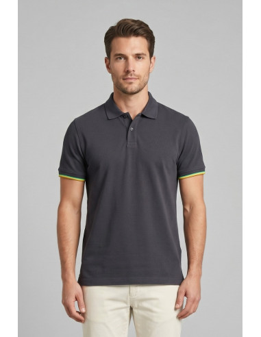 Guy polo in piquet di cotone Cabrio902x-pc M49904 [d4023fed]