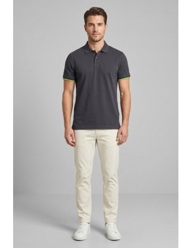 Guy polo in piquet di cotone Cabrio902x-pc M49904 [ba39bde4]
