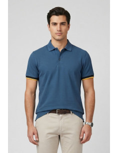 Guy polo in piquet di cotone Cabrio902x-pc M49904 [6152c81b]