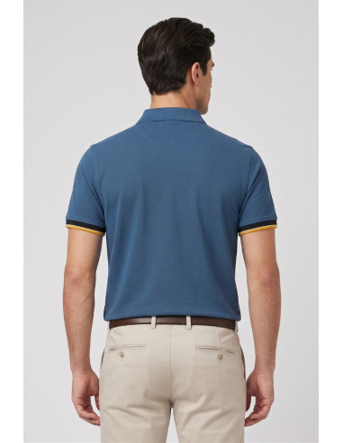 Guy polo in piquet di cotone Cabrio902x-pc M49904 [b8748b16]