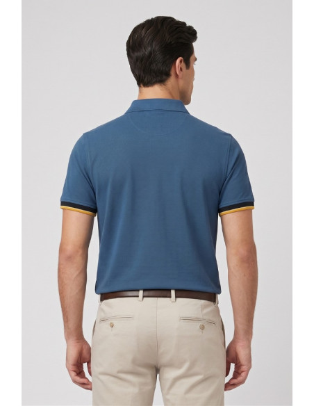 Guy polo in piquet di cotone Cabrio902x-pc M49904 [b8748b16]