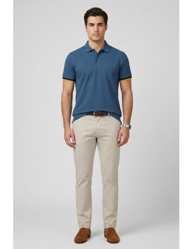 Guy polo in piquet di cotone Cabrio902x-pc M49904 [0f694a12]