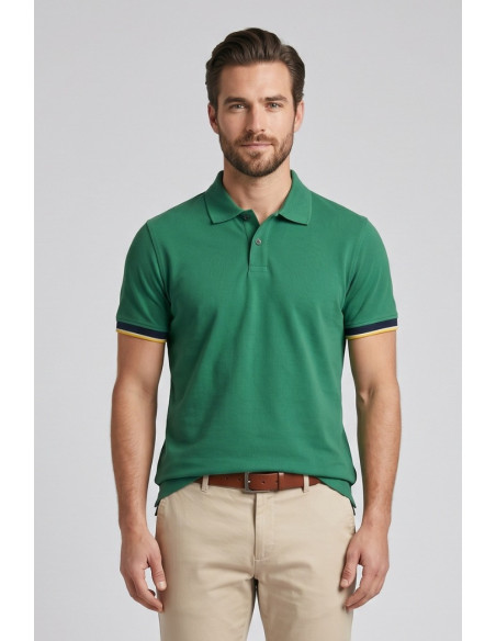 Guy polo in piquet di cotone Cabrio902x-pc M49904 [cdabc369]