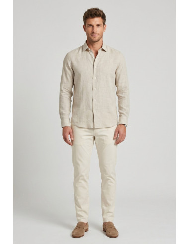 Guy camicia in lino Custom910n-1211 M50088 [5e6b817b]