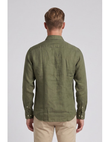 Guy camicia in lino Custom910n-1211 M50088 [4f17a1f4]