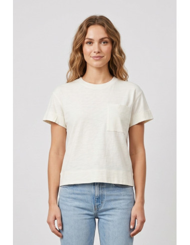 Blash t-shirt in cotone con taschino BS1710015 [192dea5d]