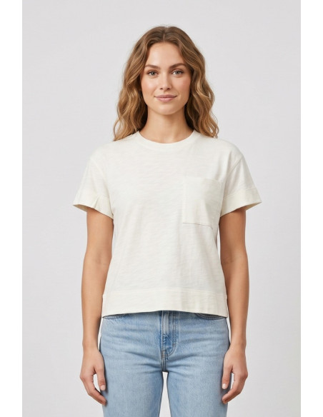 Blash t-shirt in cotone con taschino BS1710015 [192dea5d]