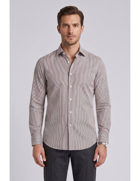 Filippo Gelsi camicia slim fit in cotone rigato 027-3F6 [4d4897be]