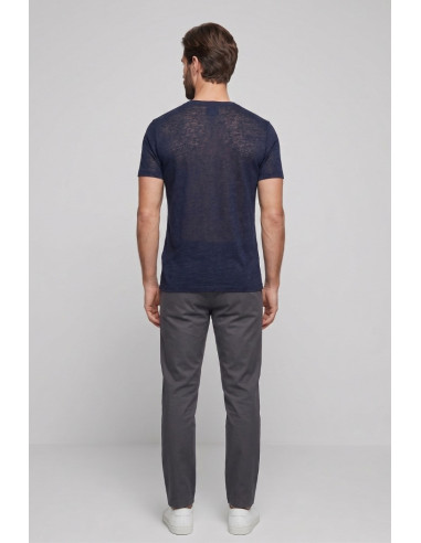 Urban Ring maglia girocollo in misto lino e cotone extra fine UR1110015 [a9a64e01]