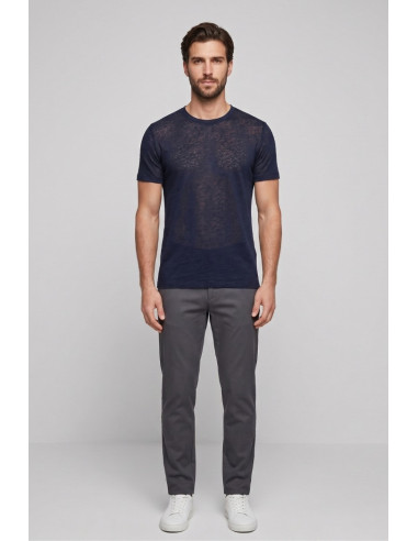 Urban Ring maglia girocollo in misto lino e cotone extra fine UR1110015 [1ebb8f05]
