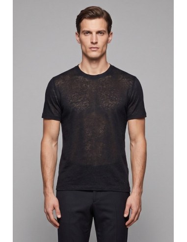 Urban Ring maglia girocollo in misto lino e cotone extra fine UR1110015 [c09c0f86]