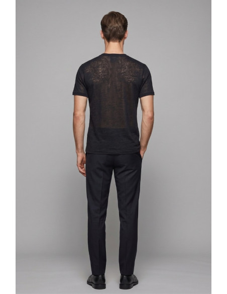 Urban Ring maglia girocollo in misto lino e cotone extra fine UR1110015 [19ba4c8b]