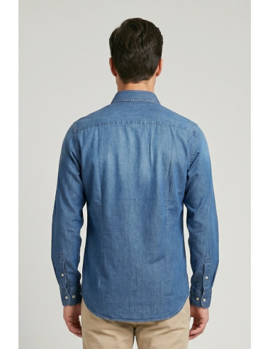 Superior Vintage camicia in denim di cotone SV1516P M50254 [87209bf4]
