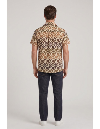 Guy camicia collo cubano a fantasia Custom930-cent M50098 [aca136ad]