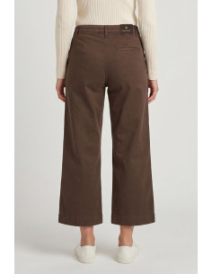 Fresh Flower bermuda ampio in gabardina di cotone stretch FD702 [fb079b12] 2
