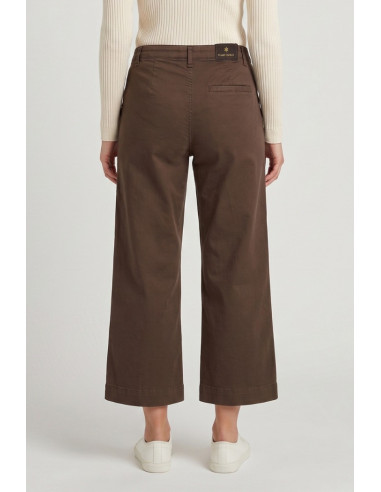 Fresh Flower bermuda ampio in gabardina di cotone stretch FD702 [2221d81f]