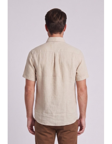Lyle & Scott camicia mezza manica in lino SW2411V [dfdb0579]