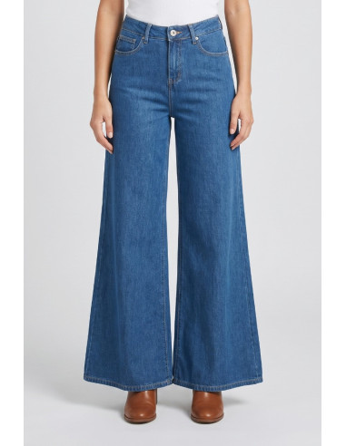 PDK jeans flare in denim stretch 2225PJ9550 [b184b46e]