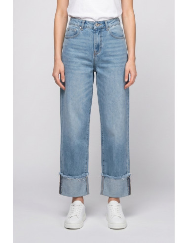 PDK jeans wide leg in denim stretch 2225PJ9557 [419ee458]