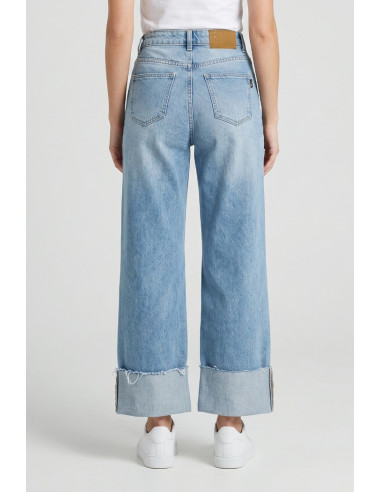 PDK jeans wide leg in denim stretch 2225PJ9557 [98b8a755]