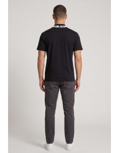 Icon t-shirt in cotone mezzo collo con stampe logo IUT028 [e53d2c4f] 2