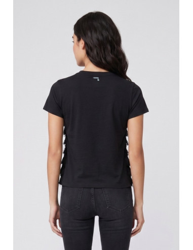 Markup t-shirt in cotone con frange MW1610032 [7c30dd2e]