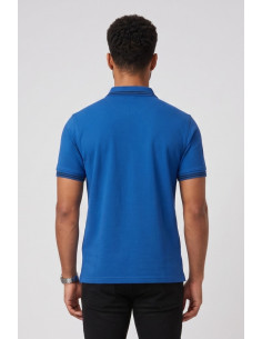 Markup polo in piquet di cotone con dettagli a contrasto MK11002 [4350a239] 2