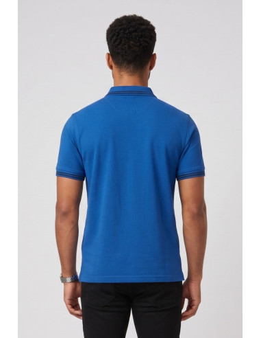 Markup polo in piquet di cotone con dettagli a contrasto MK11002 [9a76e134]