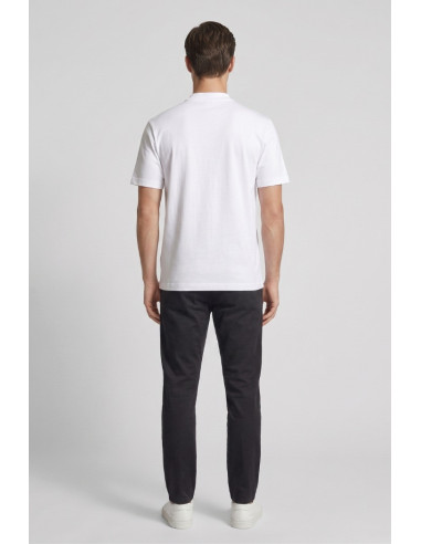 4US Paciotti t-shirt girocollo in cotone con logo a rilievo 4USTS1166 [d2e3715a]