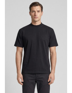 4US Paciotti t-shirt girocollo in cotone con logo a rilievo 4USTS1125 [58caa2c0]