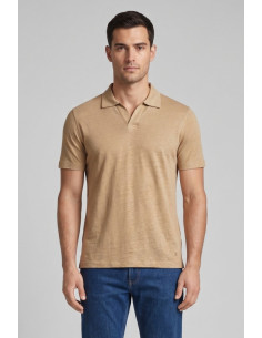 Urban Ring polo derby in lino e cotone UR1110016 [2d9ddb75]