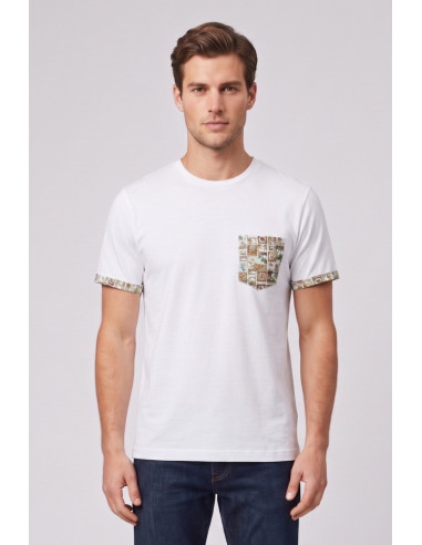 Markup t-shirt in cotone con dettagli stampati MK1910066 [71465467]