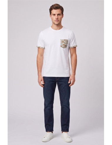 Markup t-shirt in cotone con dettagli stampati MK1910066 [1f7dd66e]