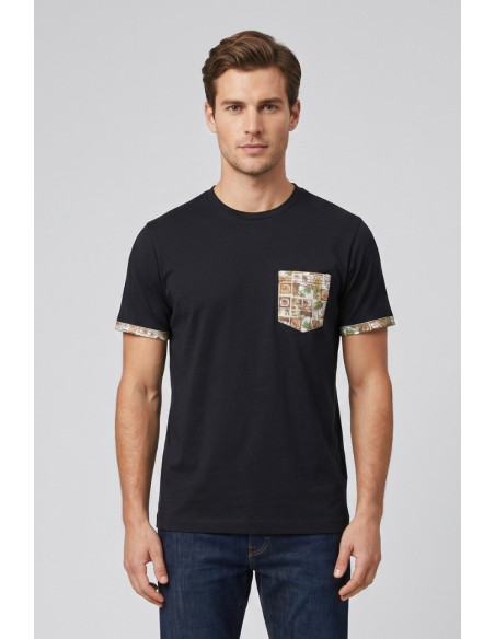 Markup t-shirt in cotone con dettagli stampati MK1910066 [ea58ee61]