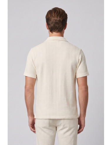 Guy camicia in misto cotone con lavorazioni Custom930-jq14 M49868 [c483eeec]