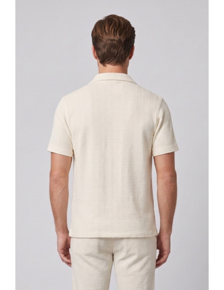 Guy camicia in misto cotone con lavorazioni Custom930-jq14 M49868 [c483eeec]