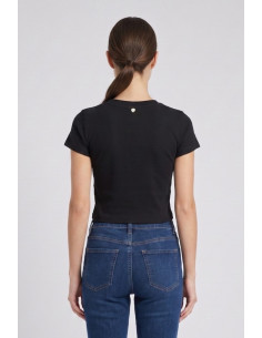 Blash t-shirt in cotone con stampa strass BS1710034 [4a227aca] 2