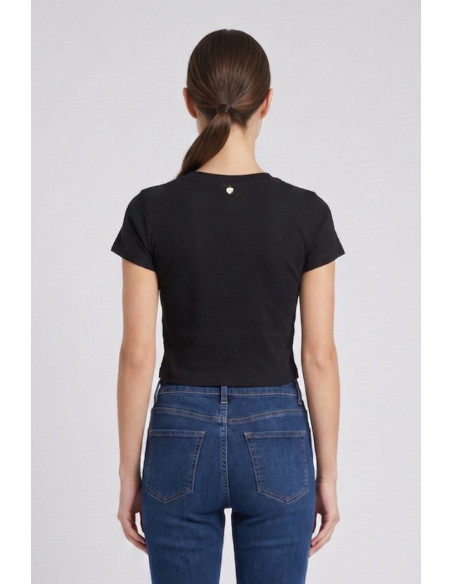 Blash t-shirt in cotone con stampa strass BS1710034 [930439c7]