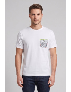Markup t-shirt in cotone con taschino stampato MK1910068 [92f37b4e]