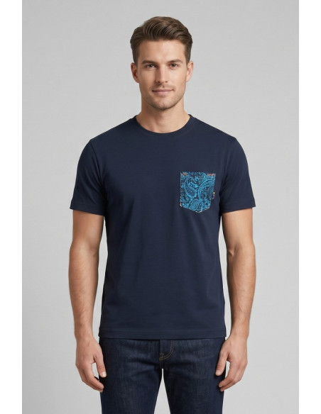 Markup t-shirt in cotone con taschino stampato MK1910068 [09edc148]