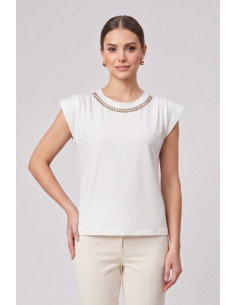 Markup t-shirt in cotone con applicazioni MW1610011 [72c6db22]