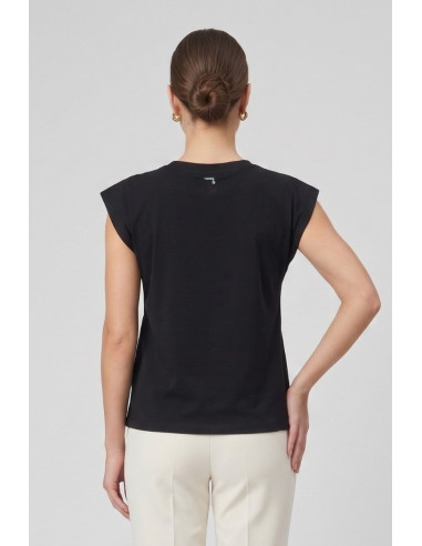 Markup t-shirt in cotone con applicazioni MW1610011 [80e220a3]