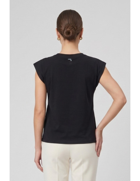 Markup t-shirt in cotone con applicazioni MW1610011 [80e220a3]