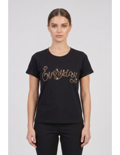 PDK t-shirt in cotone con stampa patch 056930 [3a78d849]