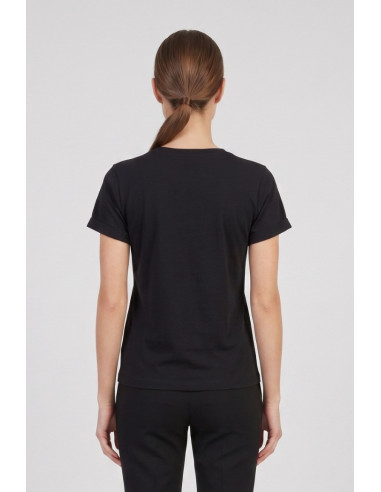 PDK t-shirt in cotone con stampa patch 056930 [e35e9b44]