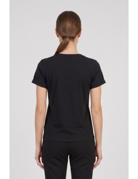 PDK t-shirt in cotone con stampa patch 056930 [e35e9b44]
