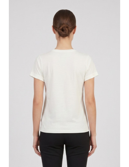 PDK t-shirt in cotone con stampa patch 056930 [8a3de88d]