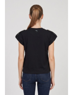Markup t-shirt in cotone con martingala sulle spalle MW1610020 [1e9e5c95] 2